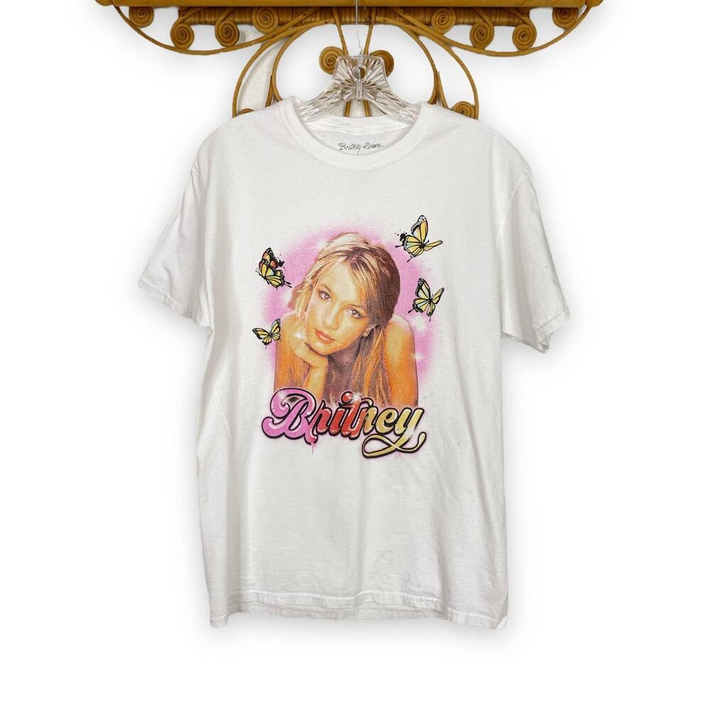 Britney Spears graphic t-shirt white S/M